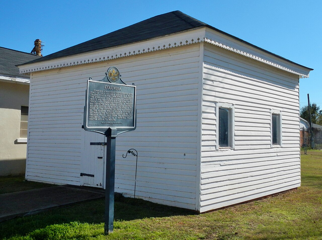 The Old Columbia Jail in Columbia, Alabama