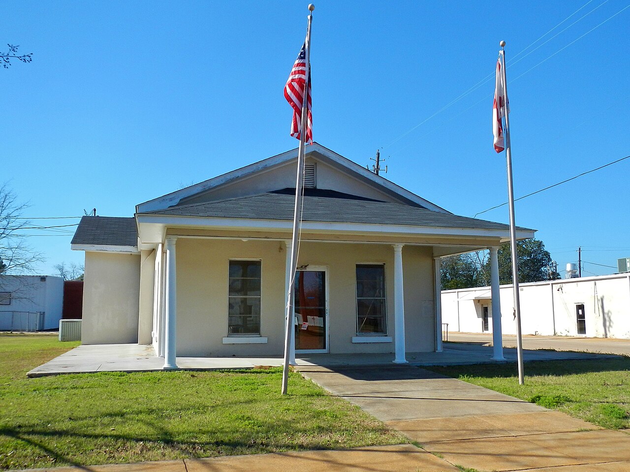 The Rossie Purcell Public Library in Columbia, Alabama